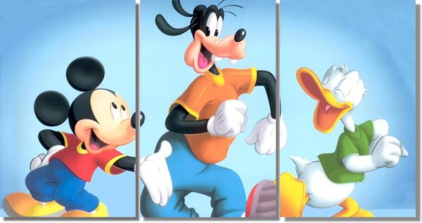 Mickey,Donald e Pateta